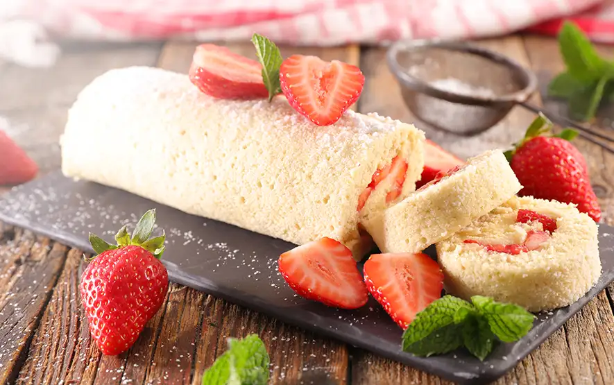 Erdbeerkuchen ist super